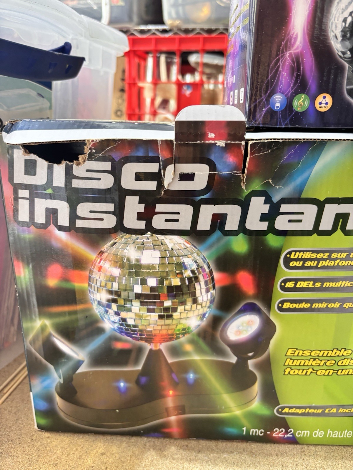 Disco Ball LED RGB Projector Stage Light DJ Strobe Disco Party KTV Club Lot