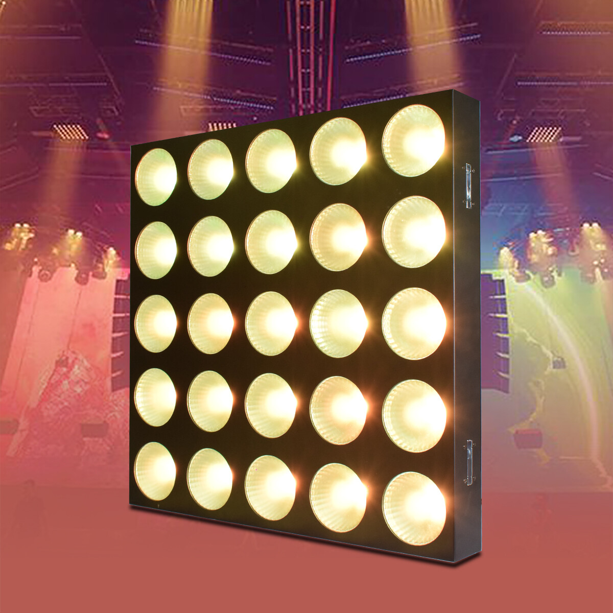 25x10w Led Matrix Light RGBW 4in1 DMX Blinder Background Light for DJ Club