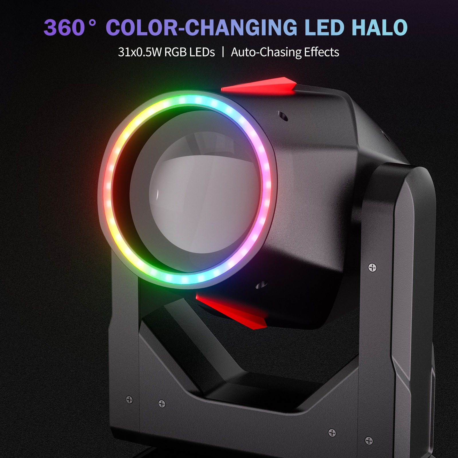 380W LED 18+8Prism Moving Head Light RGBW DMX Gobo Beam Stage Spot Lighting DJ