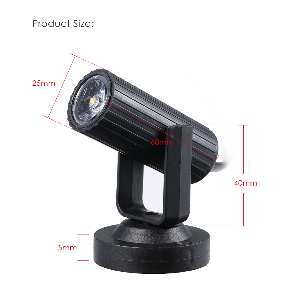AC85-265V 1W Stage Fixture Portable for Home J0V4