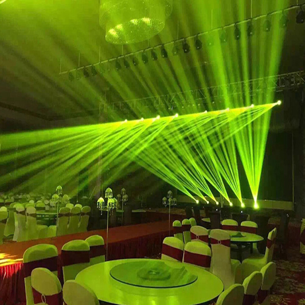 1-4Pcs Moving Head LED Par Stage Lighting RGBW DMX 120W Show Club DJ Light Party