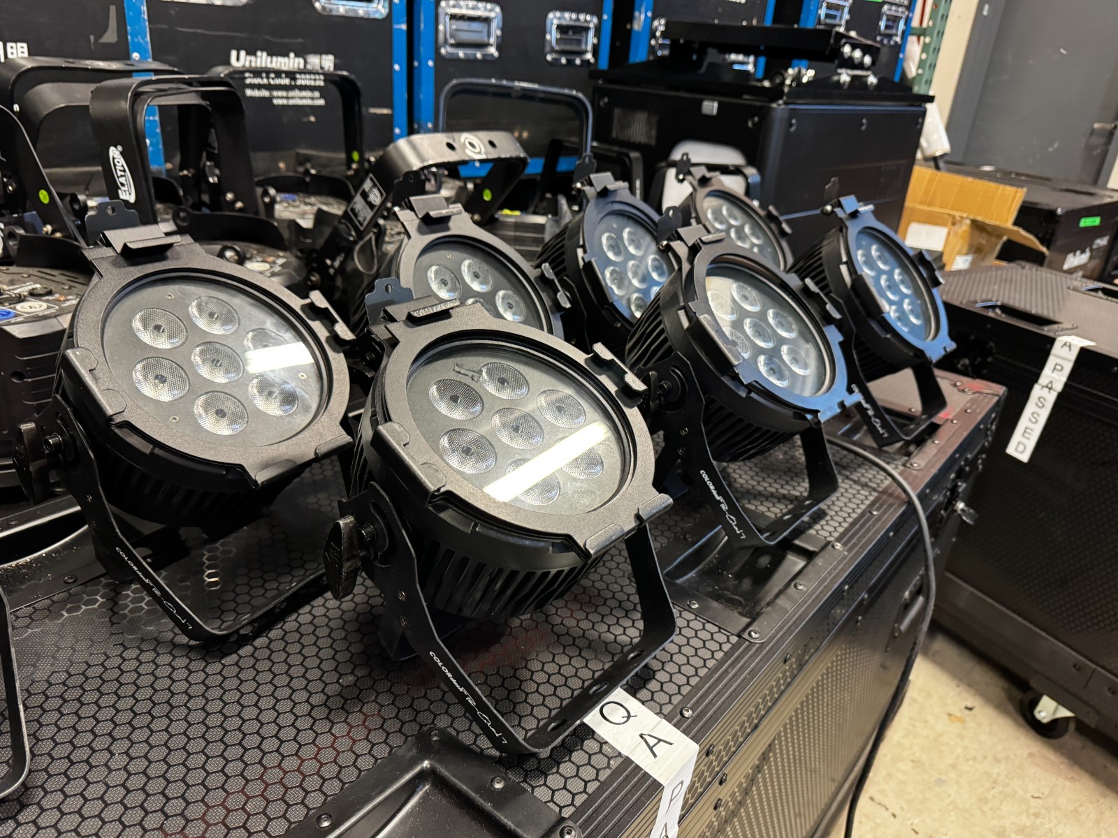 CHAUVET Pro Color Dash Par Quad 7 RGBA LED DMX Wash 7x7w 18 Degree 8x Available