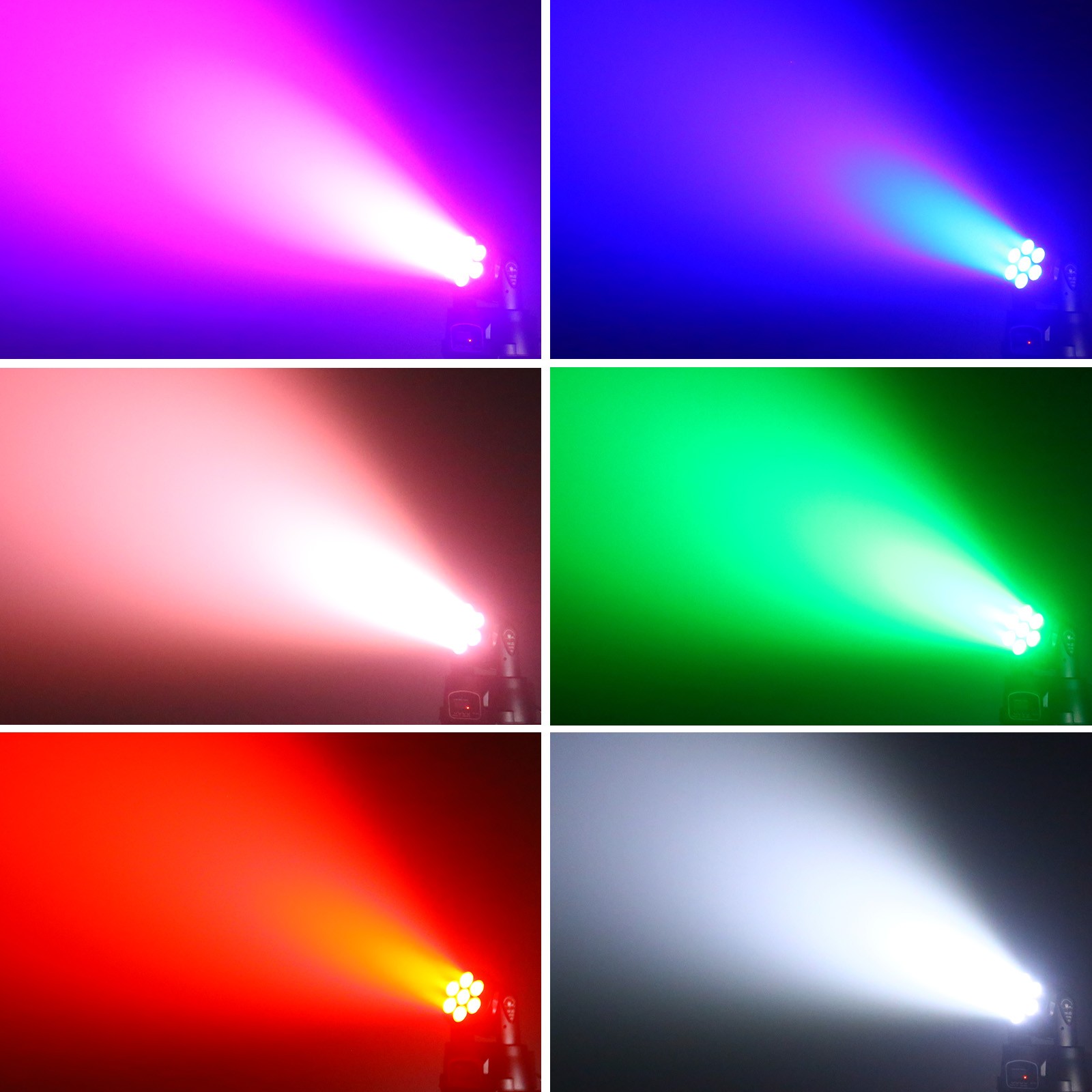 105W Moving Head Beam Light 7 LED DMX Disco Stage Lighting RGBW Wall Wash Light