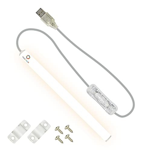 TrueColor USB-Powered LED Light Bar with Frosted Cover for 8 inches Soft White