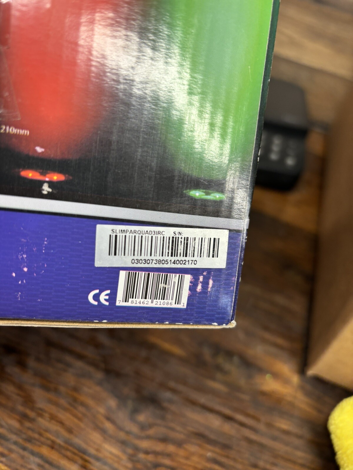 Chauvet SlimPAR Quad 3 IRC LED RGB DJ NEW OPEN BOX