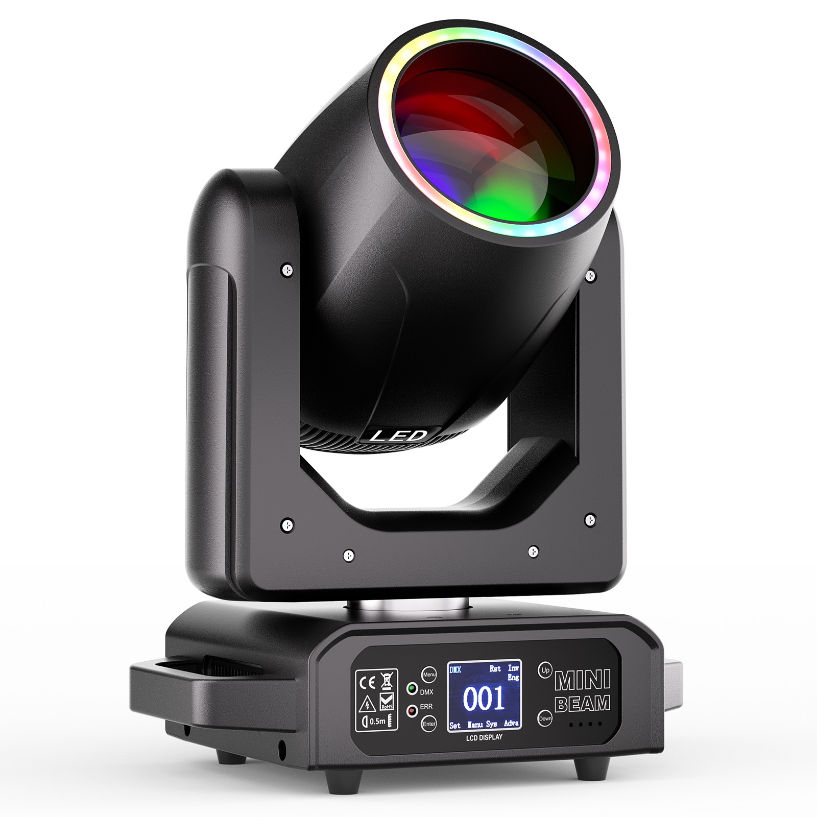 250W LED Rotation 18Prism Moving Head Light DMX Gobo Beam Stage Spot Lighting