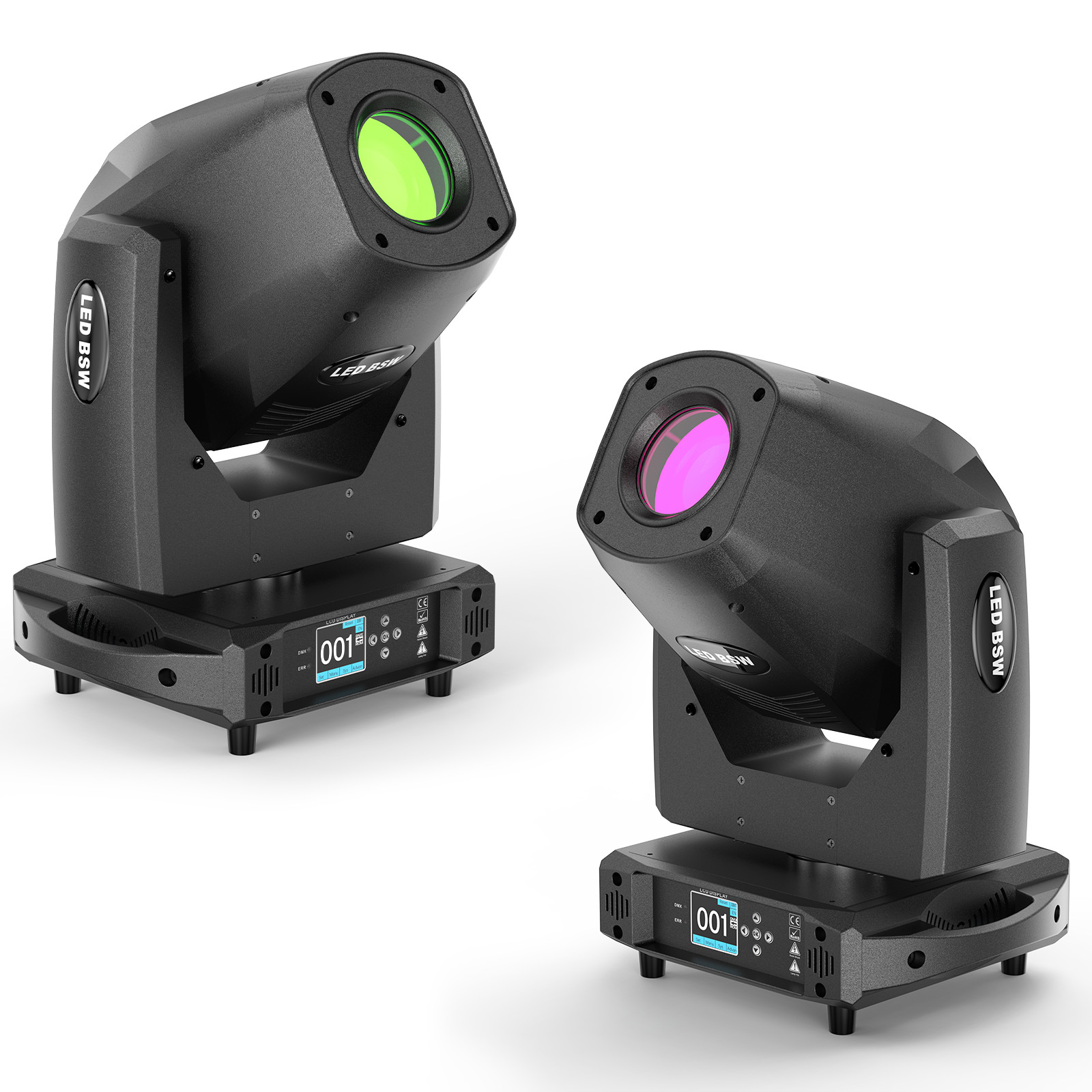 400W 3in1 LED Moving Head Light Beam Wash Spot With 9 Gobo 9 Color DMX Sound