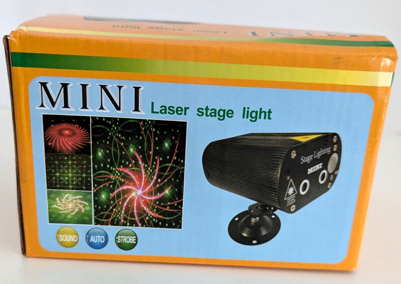 Stage Light Mini Laser LED Hotec Model H-L01 with Remote Control Pre-Owned