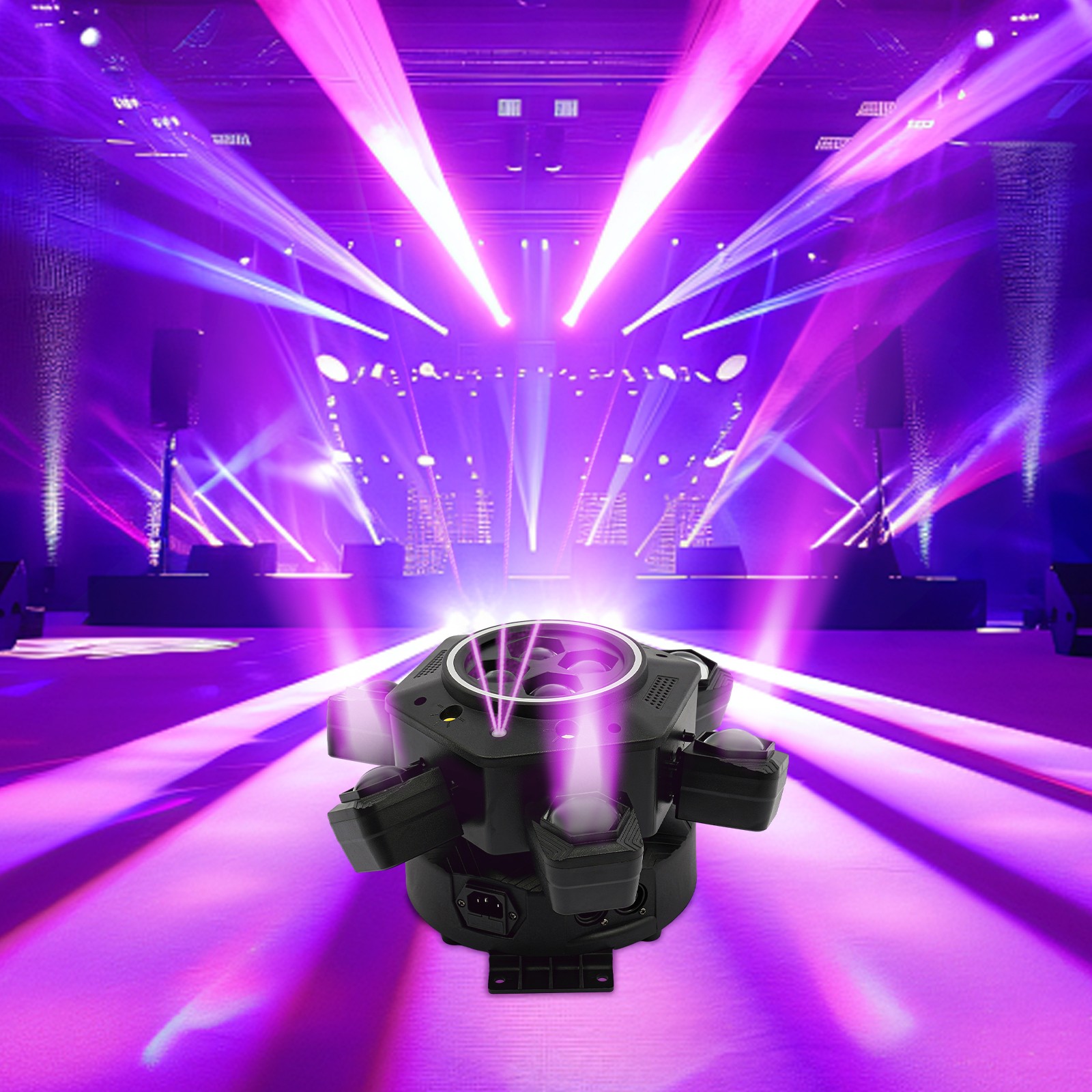 Dj Lighting Effect System, Equipped With Laser Strobe Lights And 38 120w Black