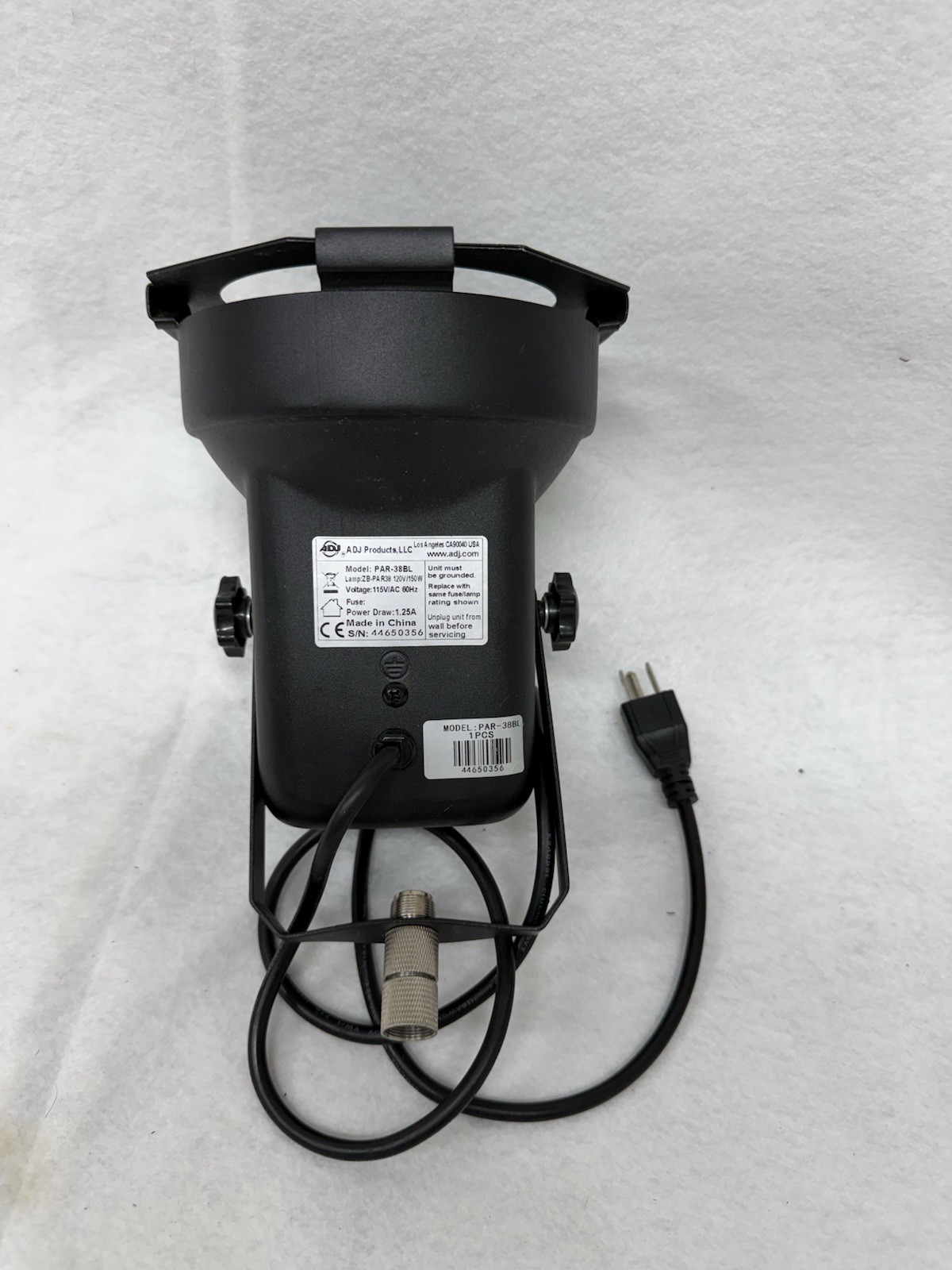 ADJ PAR-38BL PAR 38 Cord