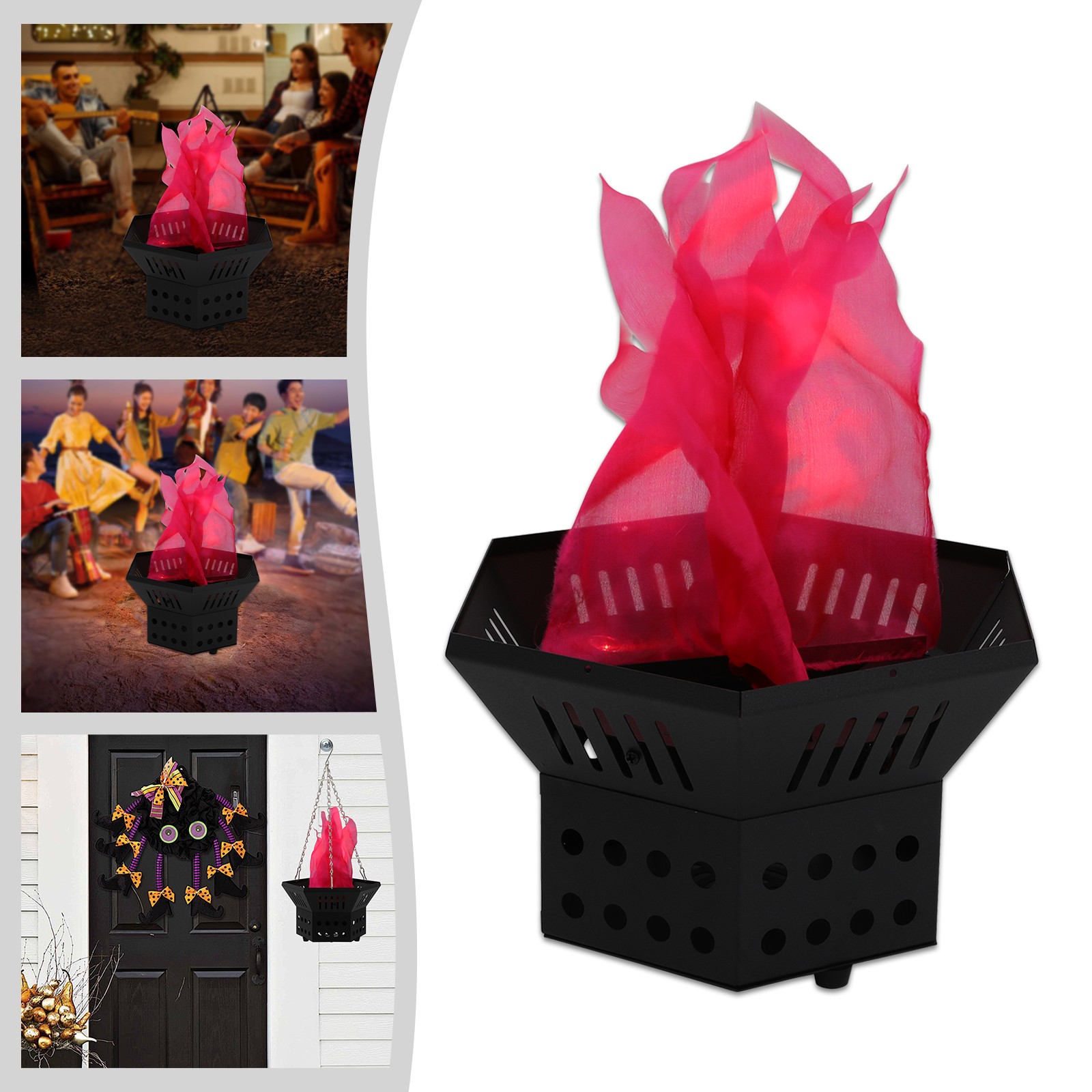 Artificial Flame Effect Lamp,simulated Flame Effect Light For Party Decoration~