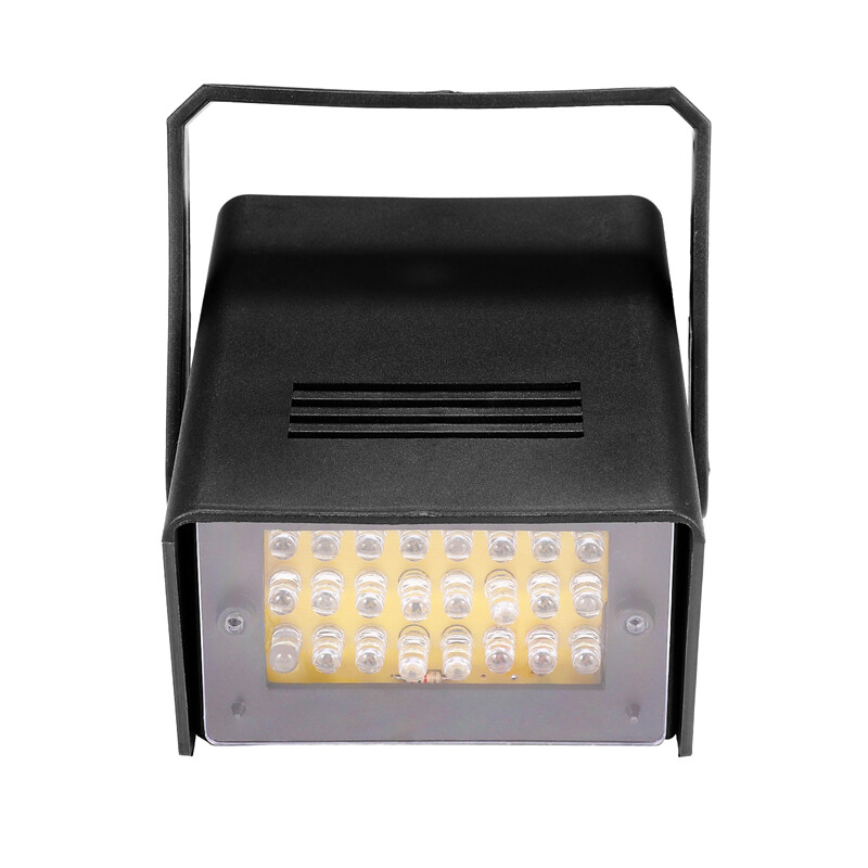 4x Adjustable Mini Strobe Light Flash Light 24 LED Bulb DJ Club Stage Lighting