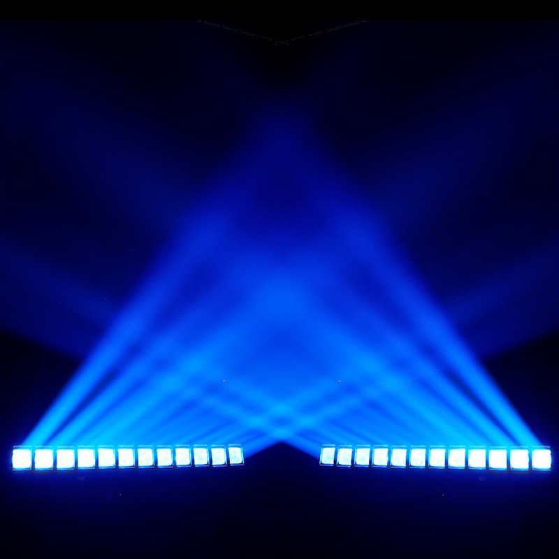 GalaxyJet 12x60W LED RGBW Beam Moving Head Light Matrix With Ring Stage Concert