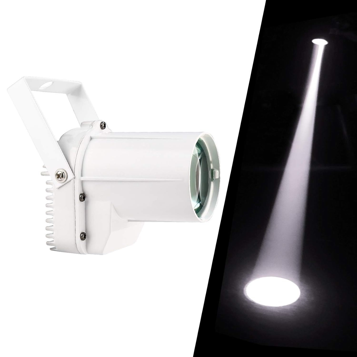 Spotlight for Disco Ball Lights Pin Spot Light, White Led Beam Pinspot Light for