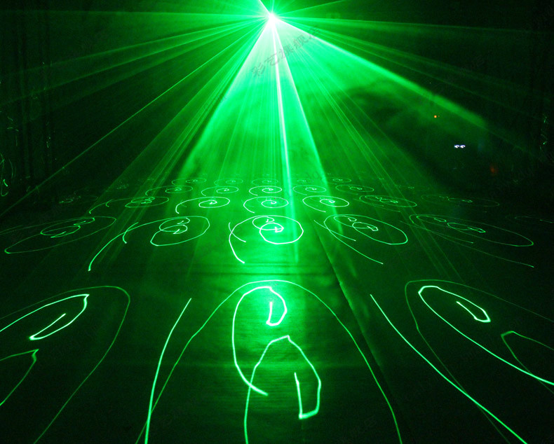 DMX 3D Effect 500mW Red Green Blue Laser Beam Scanner Christmas Decor Light Yc