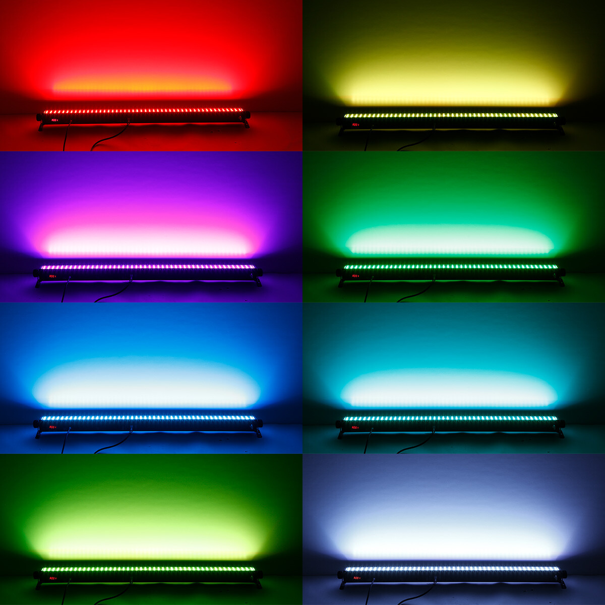 1-4PCS LED RGB / RGBWA Wall Wash Light Bar DMX Stage DJ Disco Party Beam Light