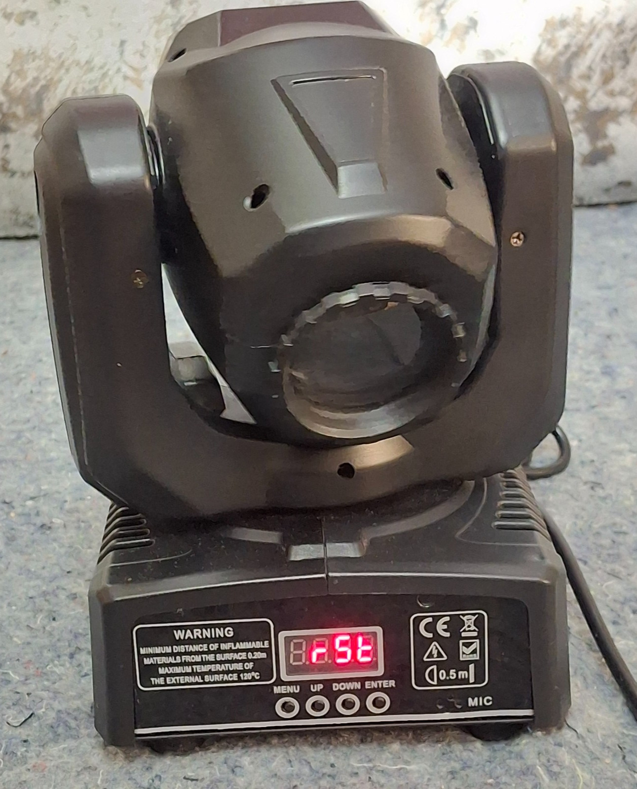 Moving Head Spot Light Live DJ Stage Light DMX In/Out Rotating Party Lighting