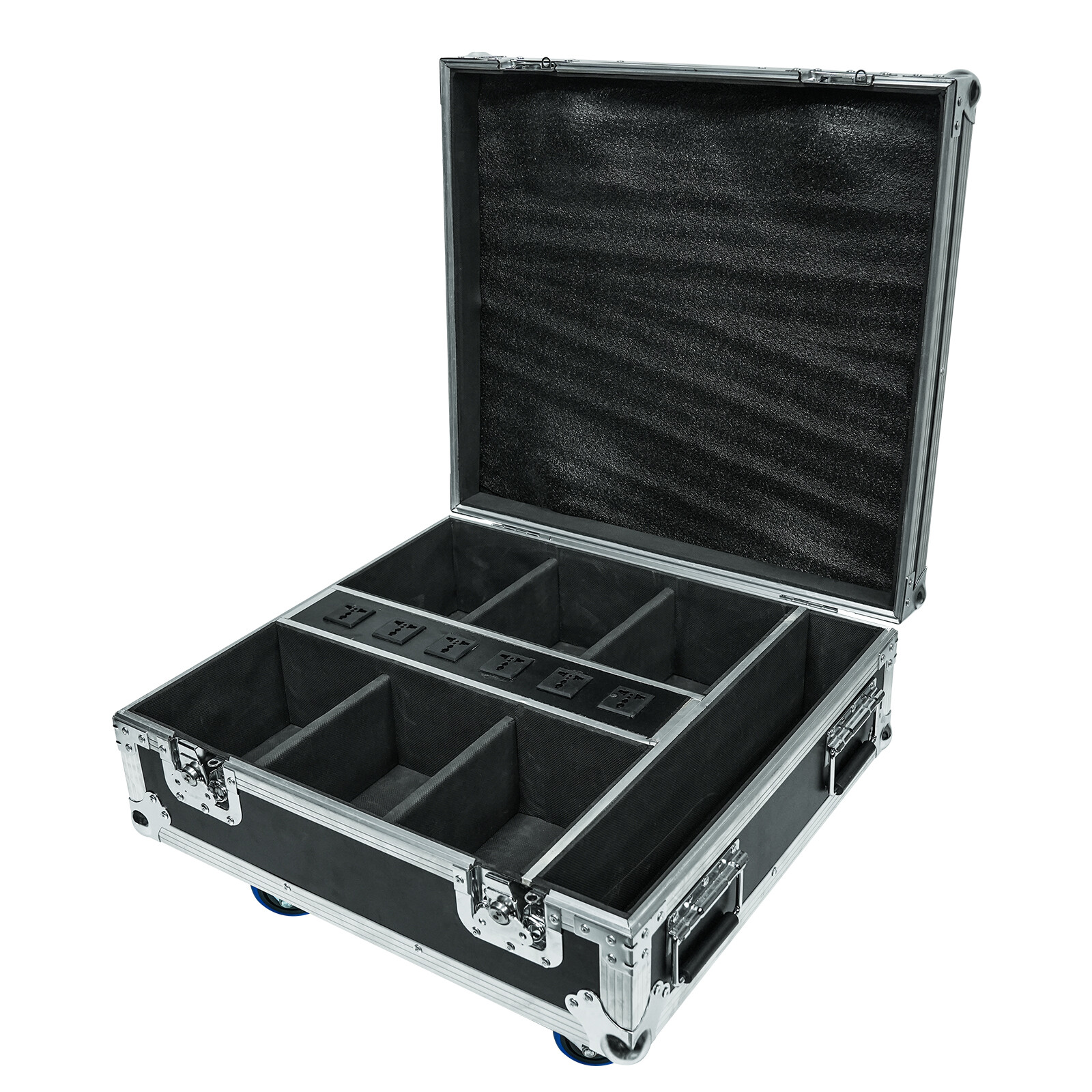 Wireless Par 6x18W Battery Powered LED Uplight RGBWA+UV DMX Stage DJ Up Lighting