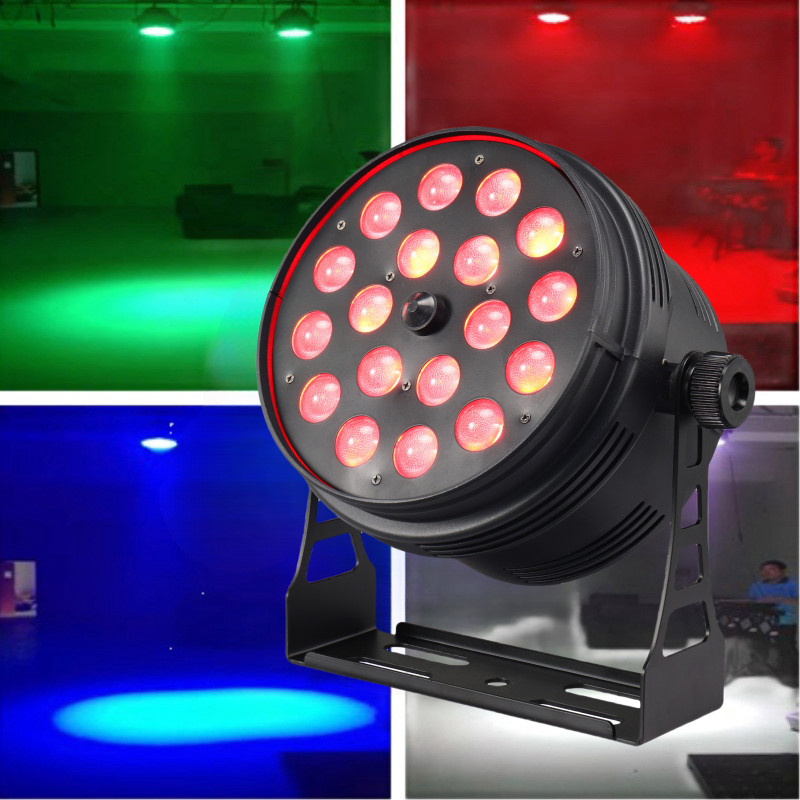 New 18x18w 6in1 Zoom led Par Light Indoor Stage DJ Par lights 10-60 degree zoom