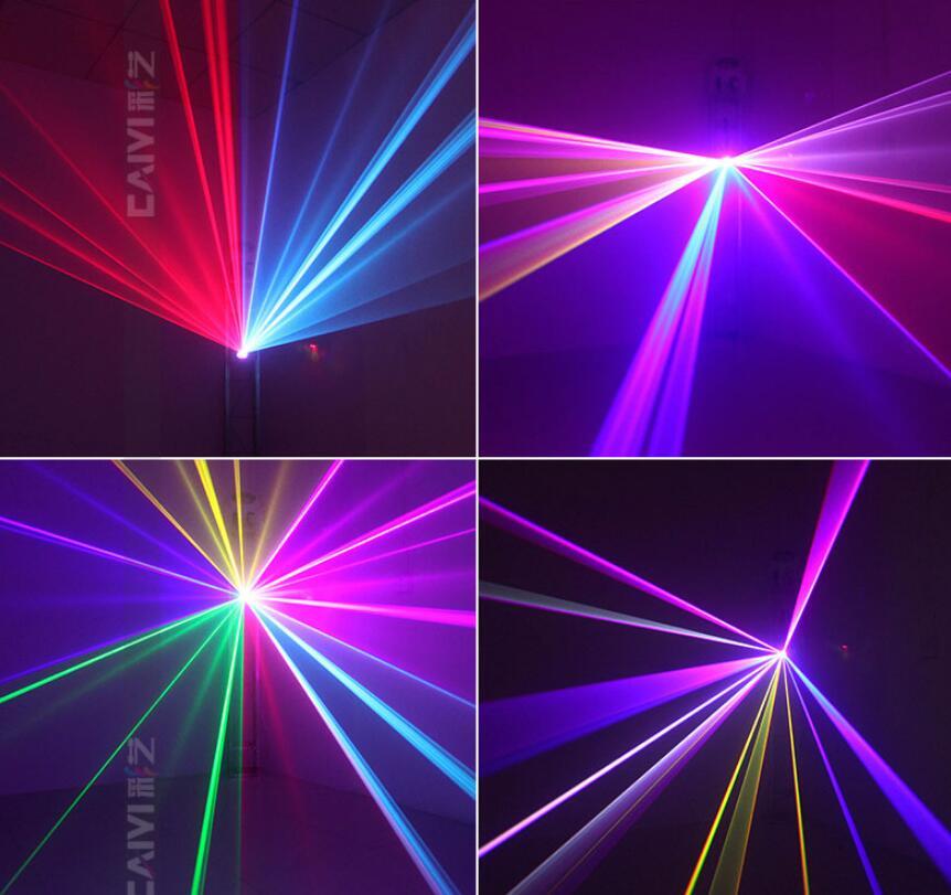 DMX 3D Effect 1050mW Red Green Blue Full color Laser Christmas Decor Lighting Yc