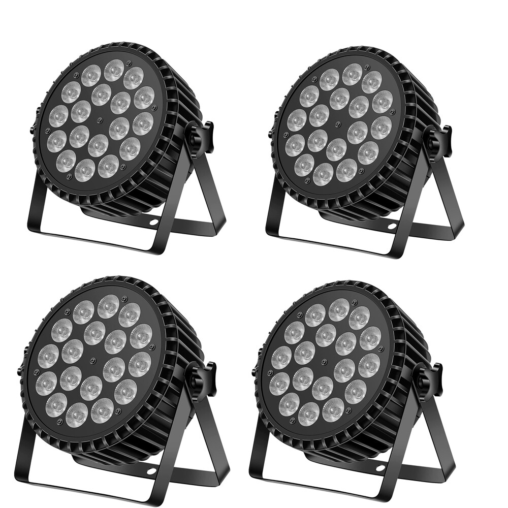 200W RGBW Stage Lighting 18LED PAR DMX Cast aluminum DJ Disco Party Club Light