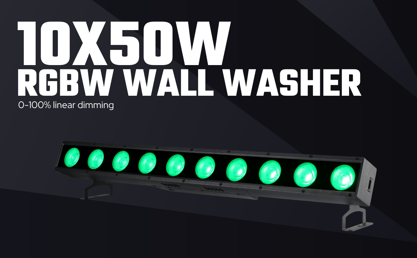 IP65 10x50W RGBW 4IN1 Pixel Control Super COB Led Wall Wash Light Dj Disco 4pcs