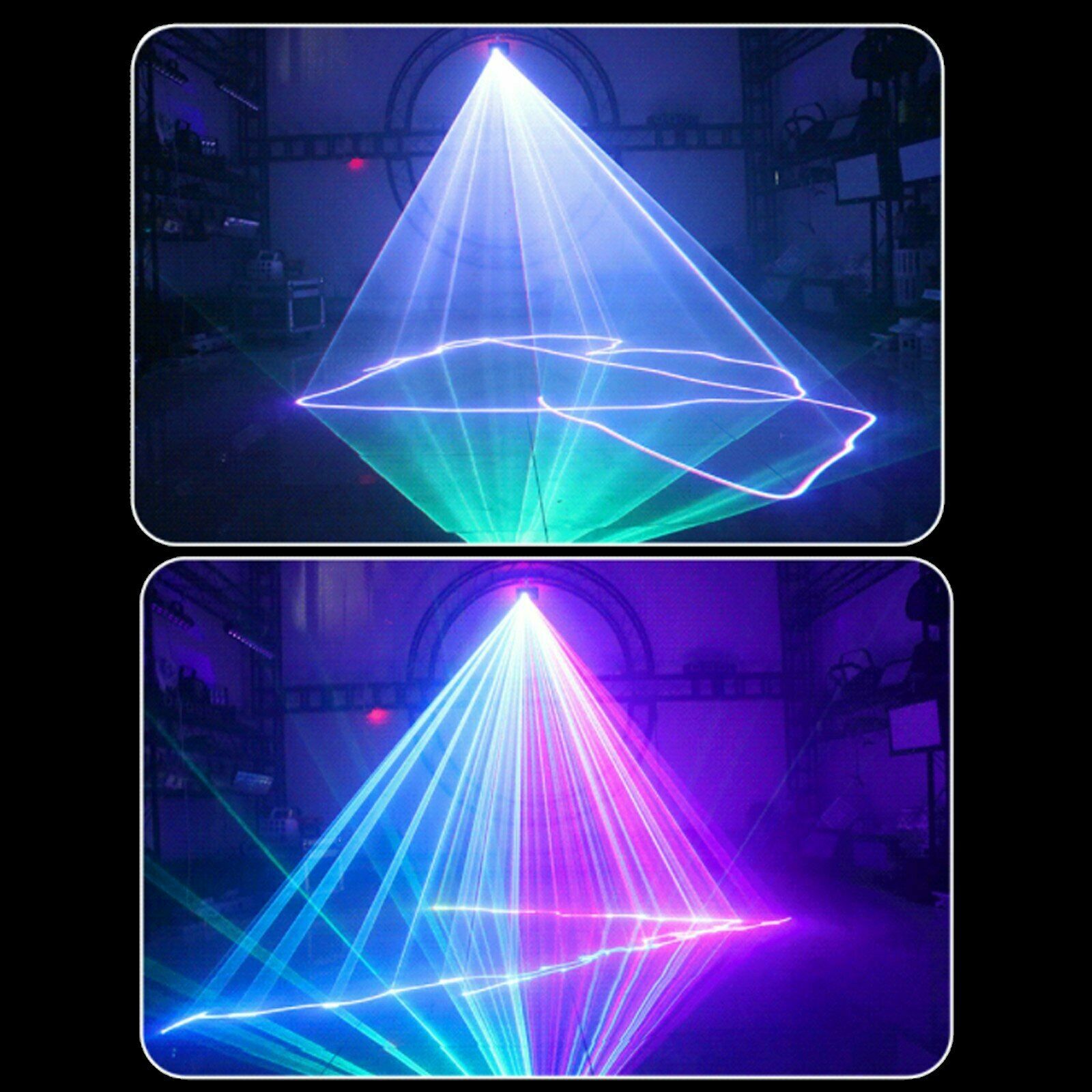 500mW RGB Laser Beam Scanner Projector DJ Disco Party Dance Party Laser Light
