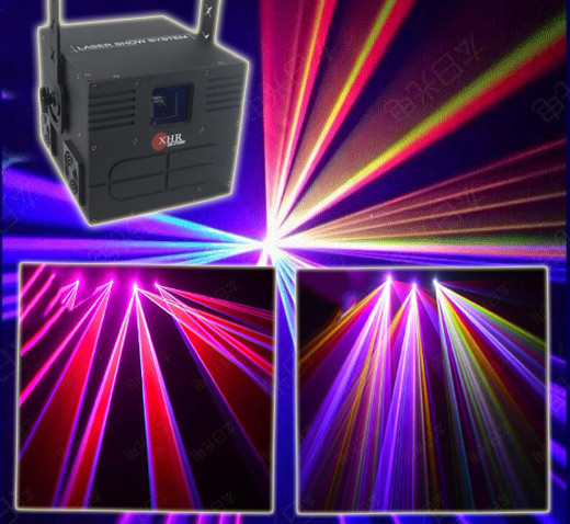 1500mw RGB Red Green Blue Full Color Animation Stage Laser Lights for KTV Xmas