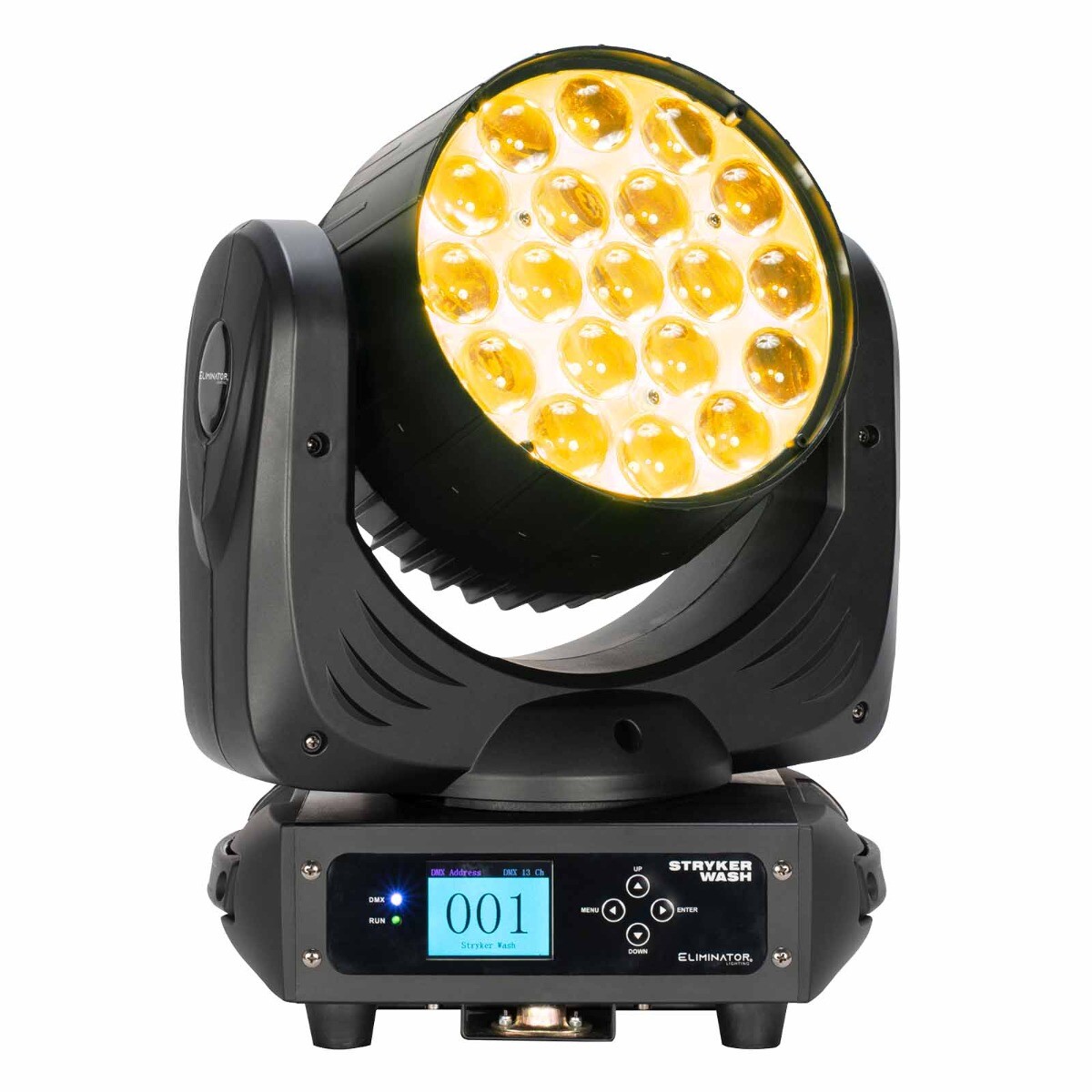 Eliminator Lighting STRYKER WASH RGBW LED Moving Head Wash Light Fixture