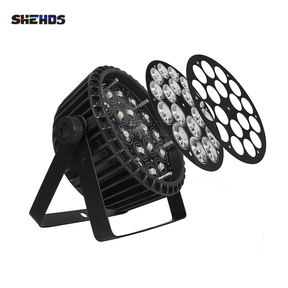 SHEHDS 18x12W RGBW 4IN1 Aluminum alloy LED Flat Par Lighting For Stage Effect DJ