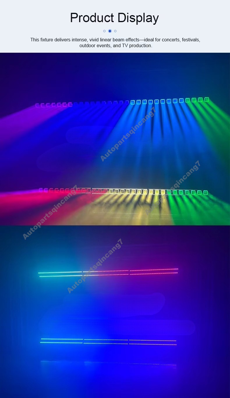 IP65 Waterproof 10x60w Zoom Pixel Beam Bar Moving Head Light With LED Backlight