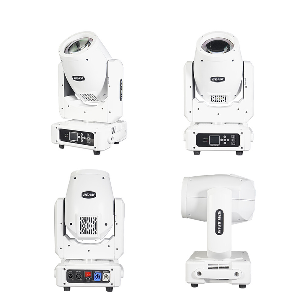 White 230W 7R Beam Moving Head Sharpy Lights 8+16 prisms Stage Wedding Party