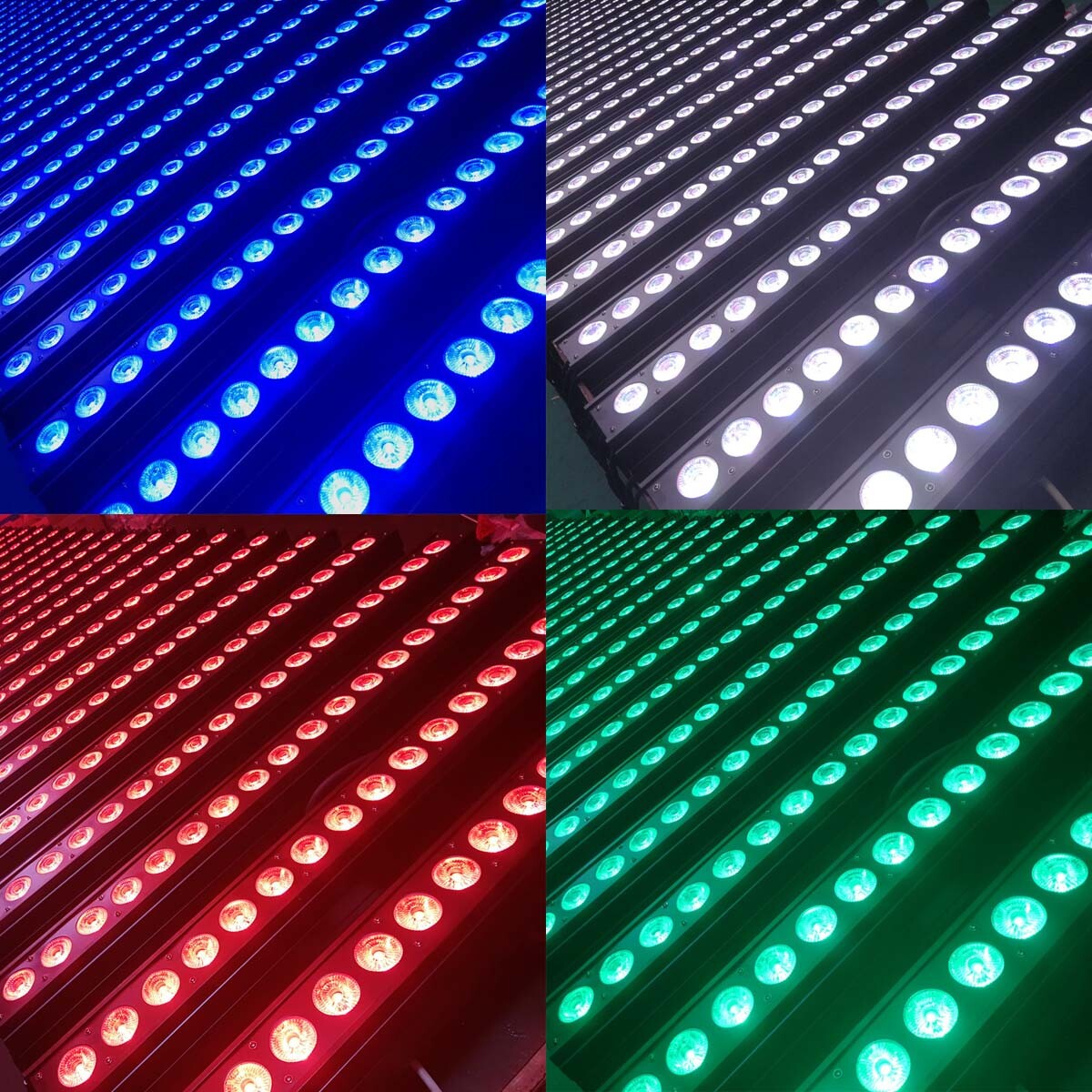 8PCS 270W RGBWA UV 6in1 LED Washer Light Bar DMX Stage DJ Party Bar Lights