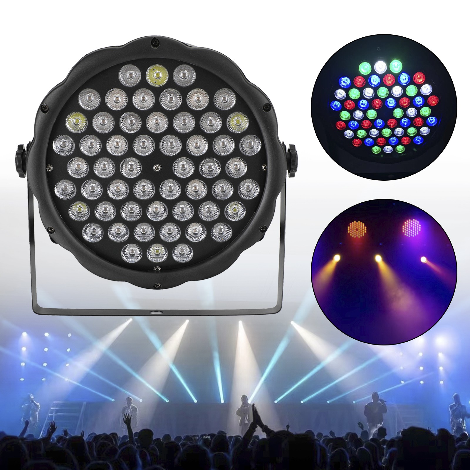 54 X 1W RGBW LED Club Disco Light Stage Lighting DMX 7CH Party Light Spotlight