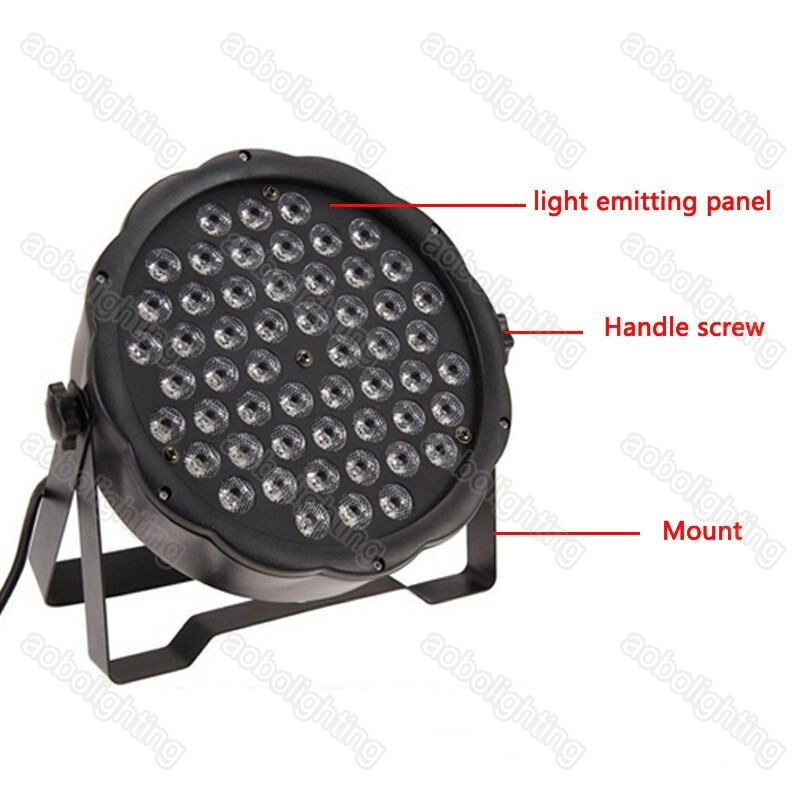 Club DJ Stage Light Dmx512 UV Purple 54 LED Par Stage Lighting Disco Bar Par Can