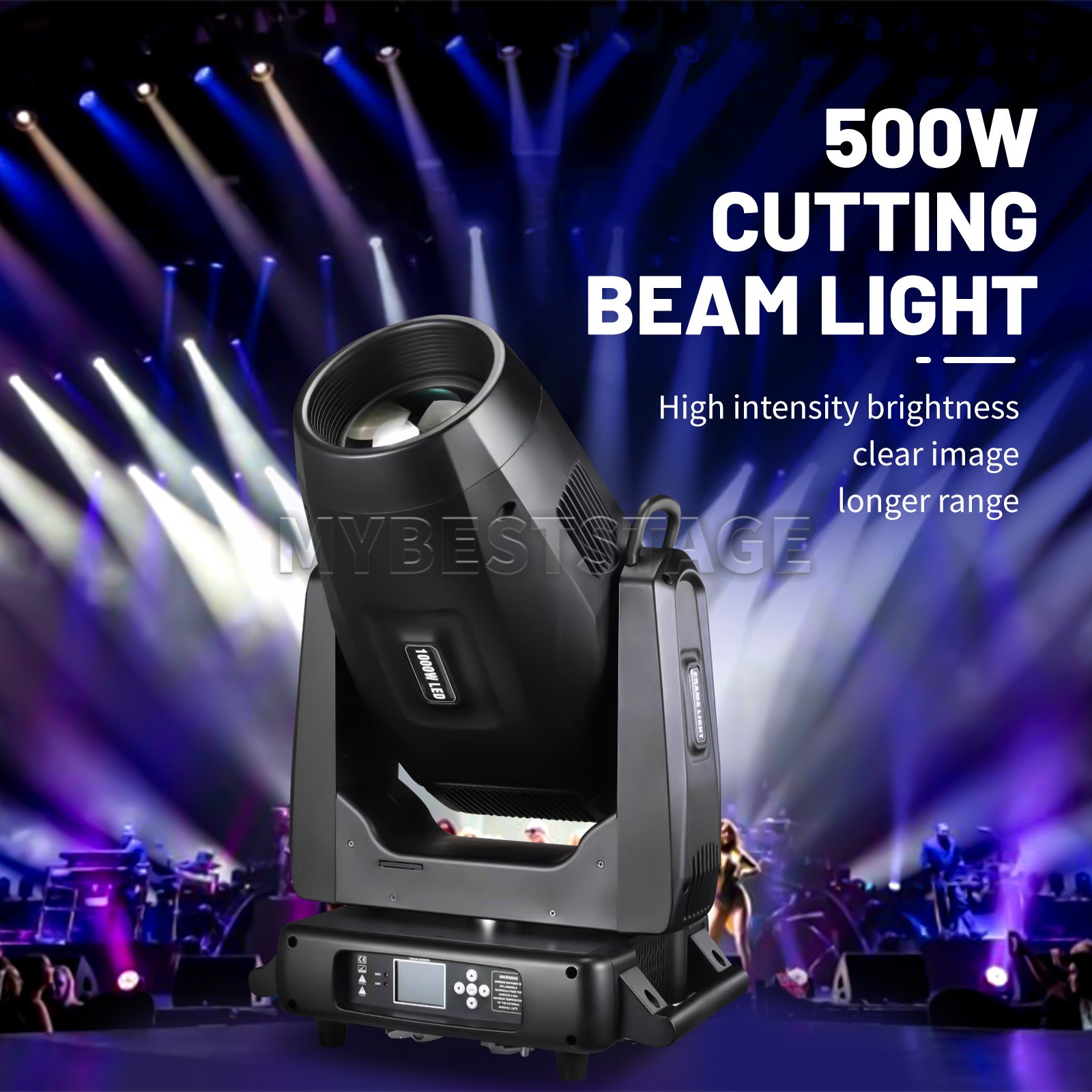 PAIDUN 500W Module Beam Moving Head Cutting Light CMY CTO Wedding Concert Event
