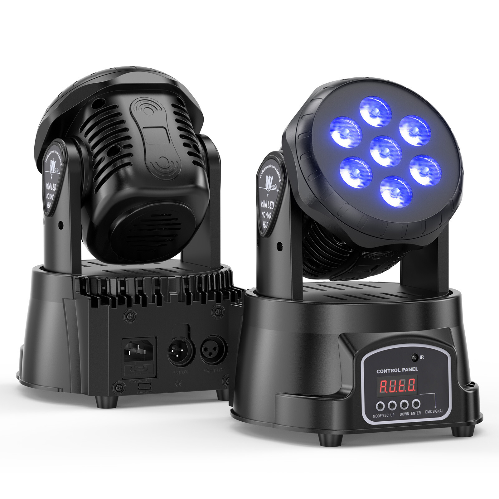 7LED Moving Head Par Light 105W RGBW DMX512 Beam Bar Wall Wash Stage Disco Light