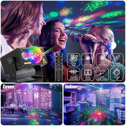 Party Lights Dj Disco Light Disco Ball Light LED Stage Strobe Plastic shell 1