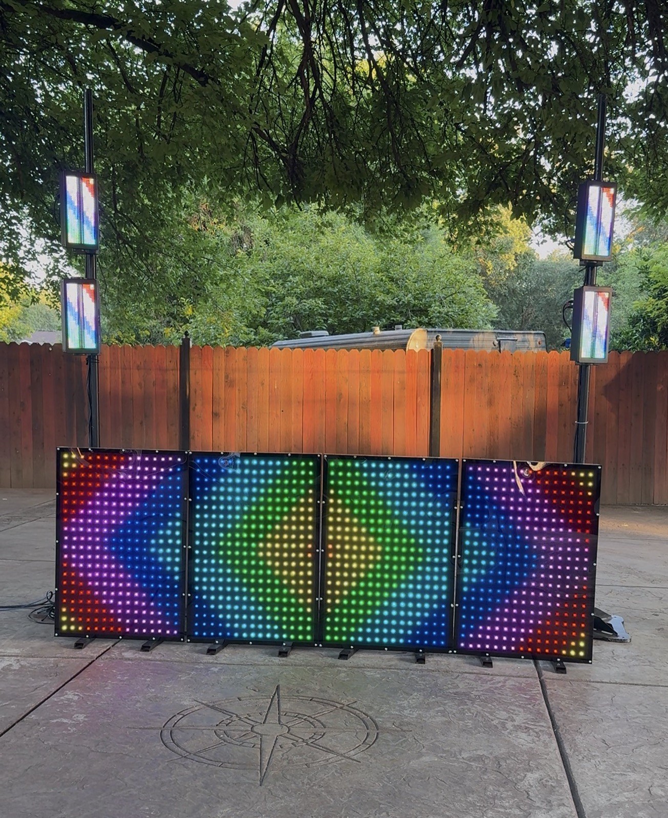 dj booth led Pixel