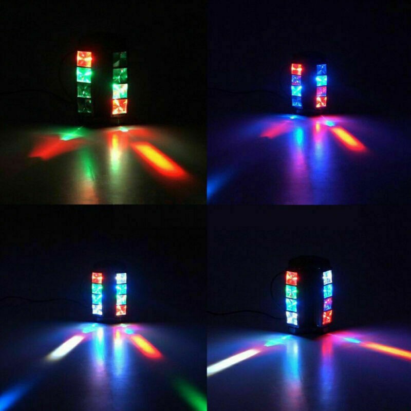 8 LED Mini Spider Moving Head Light 8x3W RGBW Stage Lighting RGBW Beam 1/2 Pack