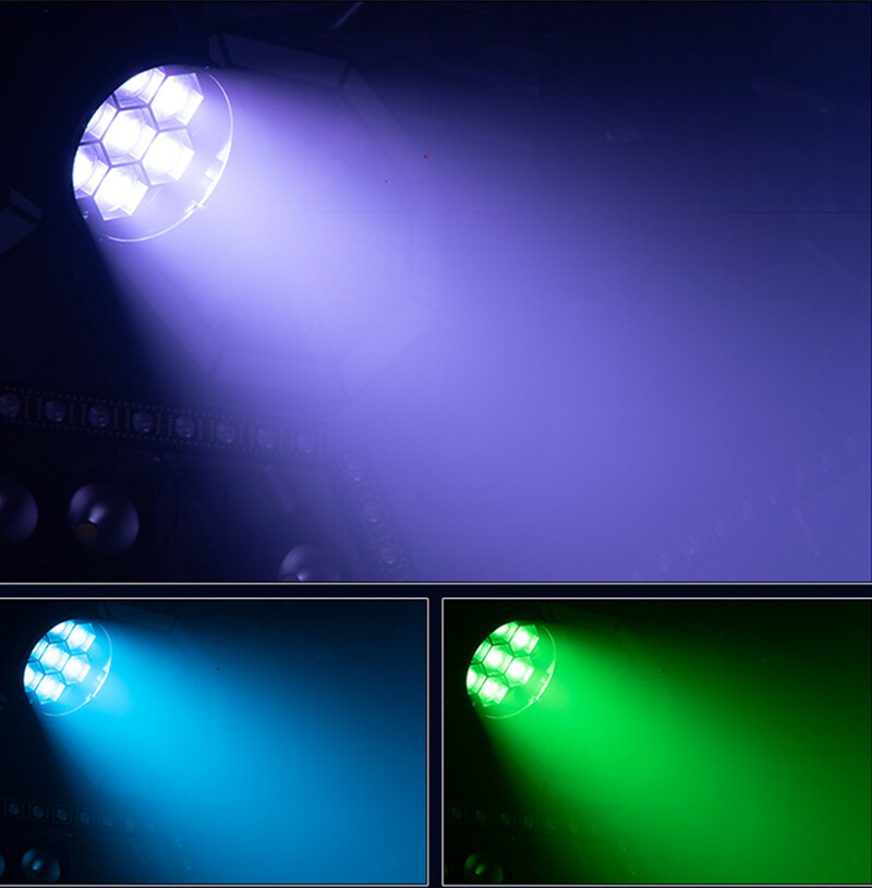 IP65 Outdoor Waterproof 7*40W RGBW 4IN1 Zoom Led Par Studio Concert Stage Lights