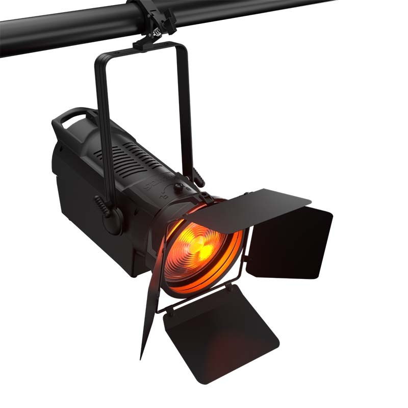 SHEHDS 350W LED Spot RGBW/RGBWAUV Zoom Spotlights With Barn Door Stage Disco DJ