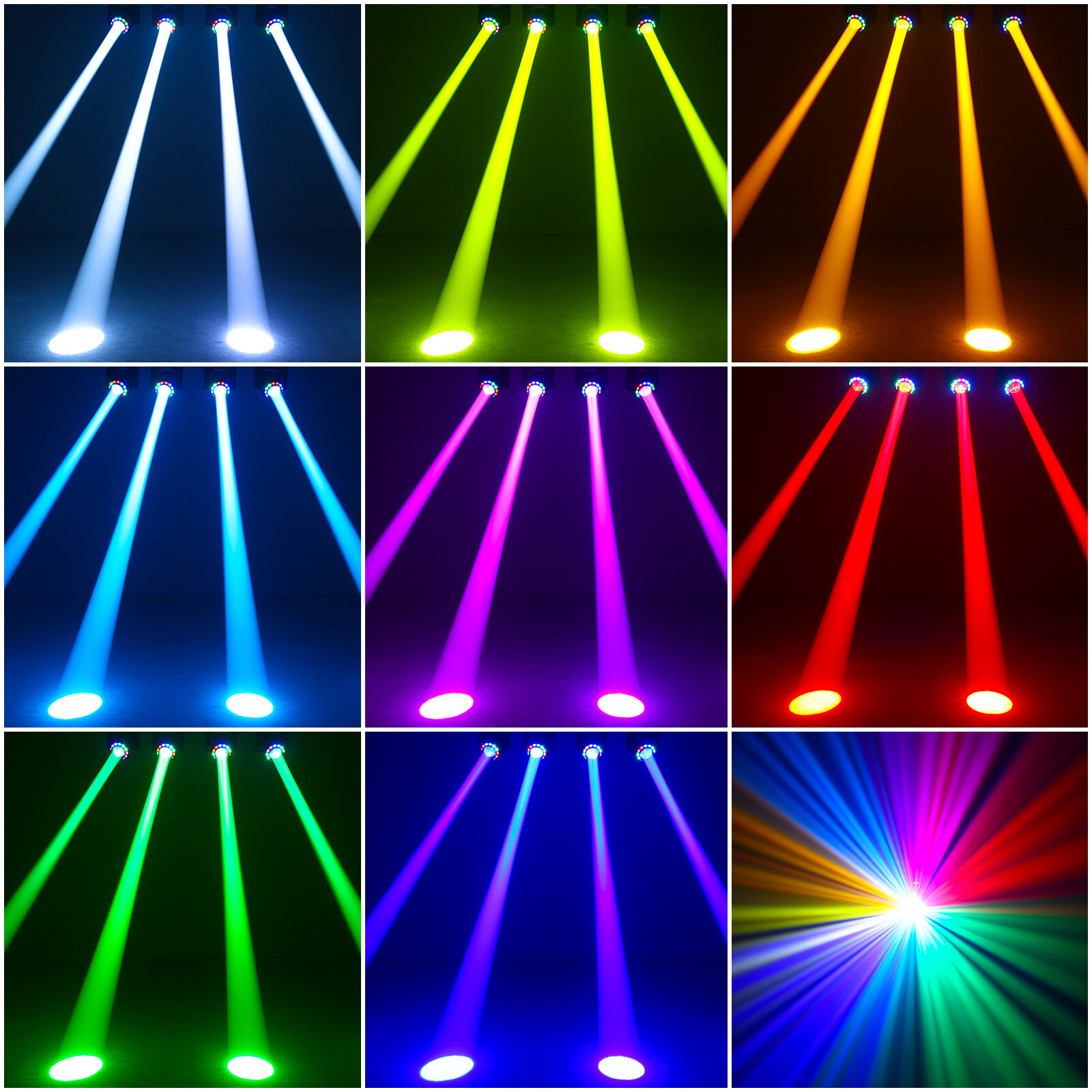 150W LED Beam Moving Head 18 Prism 10 Gobo Stage Light DMX DJ Disco Spot Party