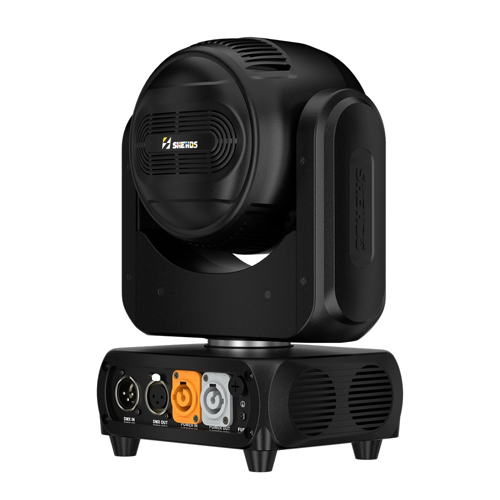 SHEHDS LED 120W Wash Spotlight RGBW 4IN1 Moving Head Light For Stage Wedding Bar