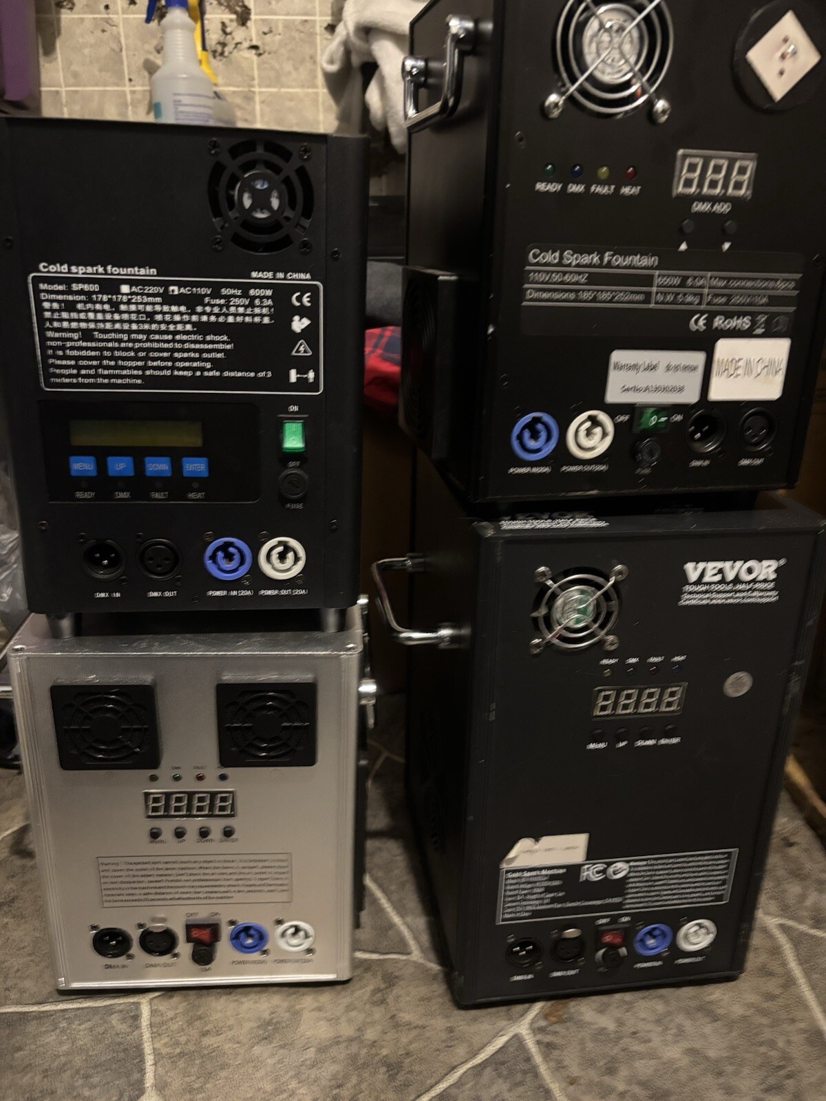 cold spark machines