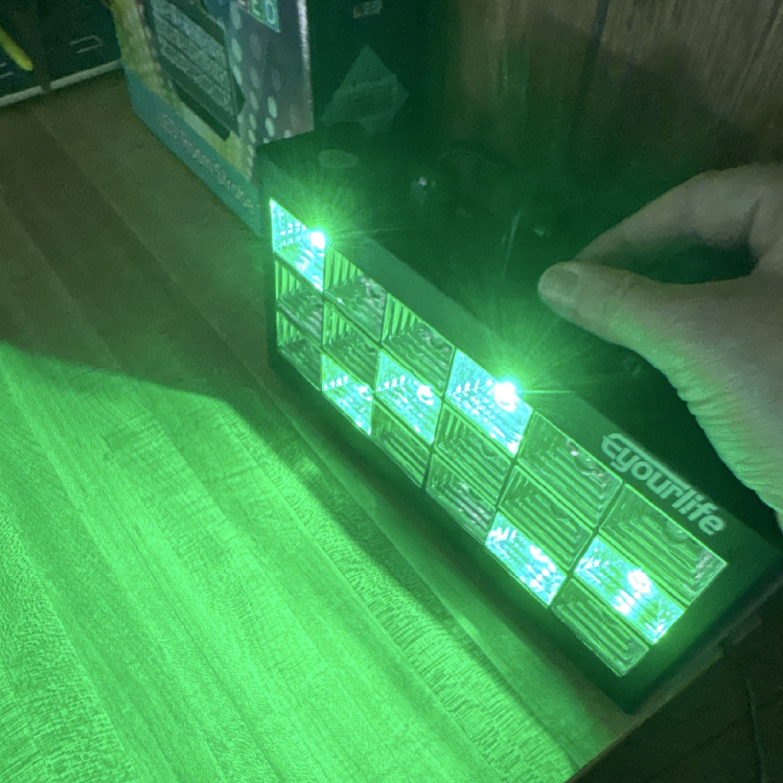 Eyourlife LED RGB Effect Light, Multicolor Color Mixing, Sound Control