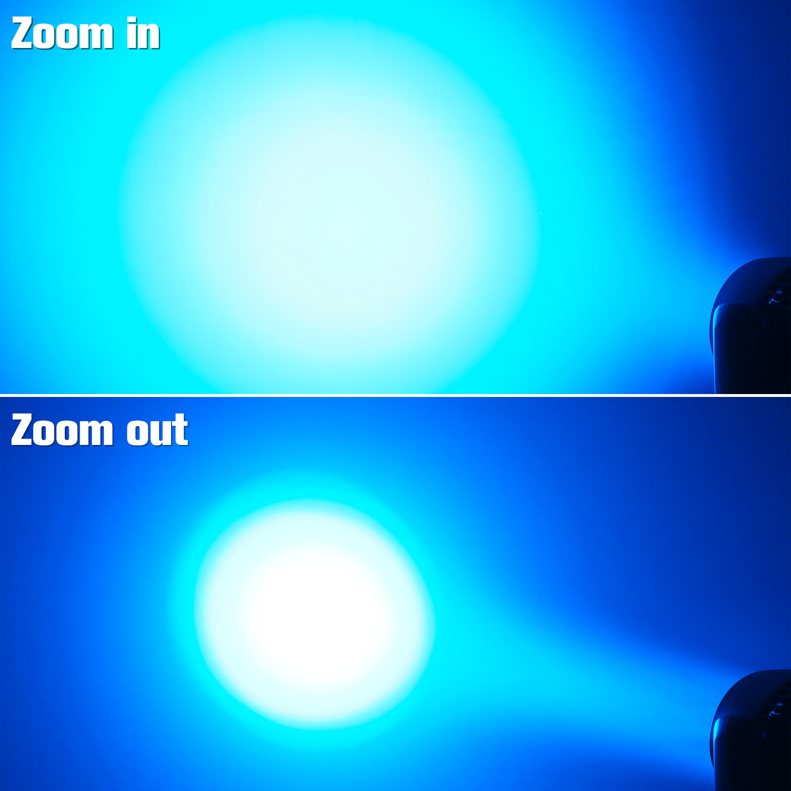 19x20W LED Moving Head Light RGBW Zoom Beam Stage Wash Lighting Party DJ Show