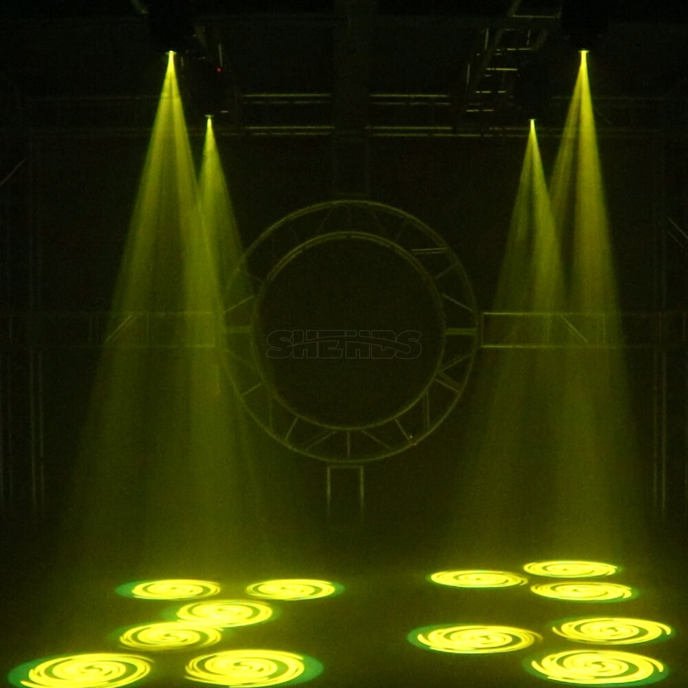 SHEHDS 80W LED Spot Moving Head Satge Lighting With 3 Face Prism DJ Disco Bar