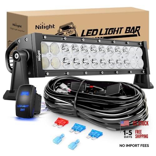 13.5Inch 72W Curved Spot Flood 13.5Inch 72W Light Bar with Wiring Harness
