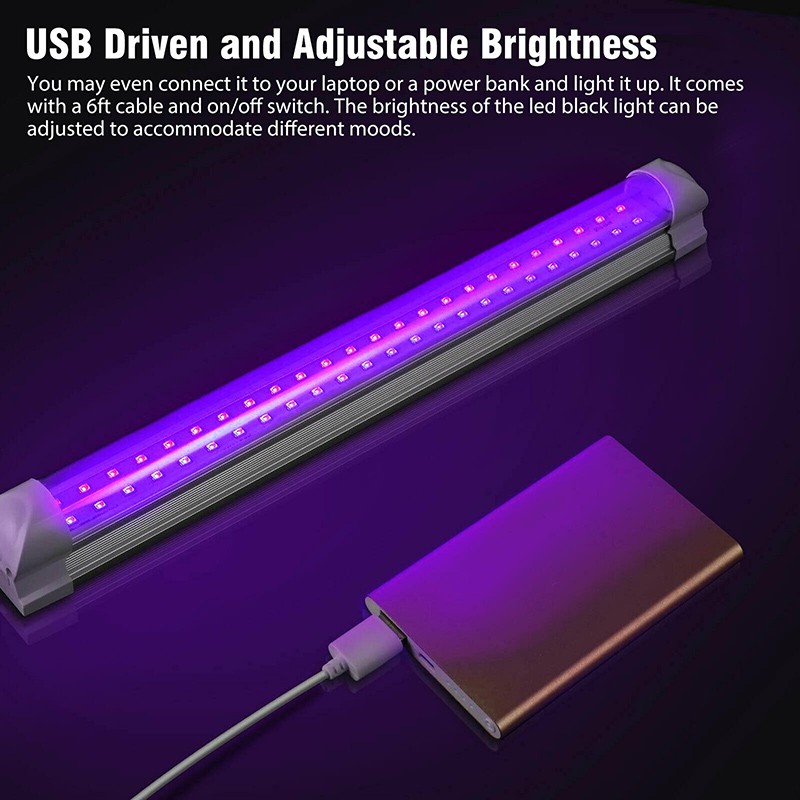 10W UV Ultraviolet Strip Tube Light LED Bar Club Party Lamp Blacklight USB